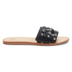 NWOB Leather Women’s Mark Fisher Studded Flat Sandals